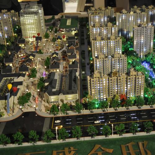 上海房地产售楼楼盘小区住宅沙盘建筑模型沙盘制作定制模型
